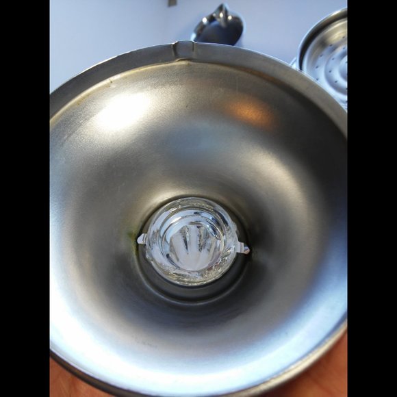 Art Deco Farberware Coffee Pot Percolator Urn #45 USA With Creamer & Sugar Bowl - Picture 9 of 9